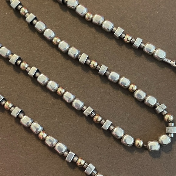 Silpada RARE Sterling Silver & 14k Gold Filled Nugget Necklace - Picture 3 of 16